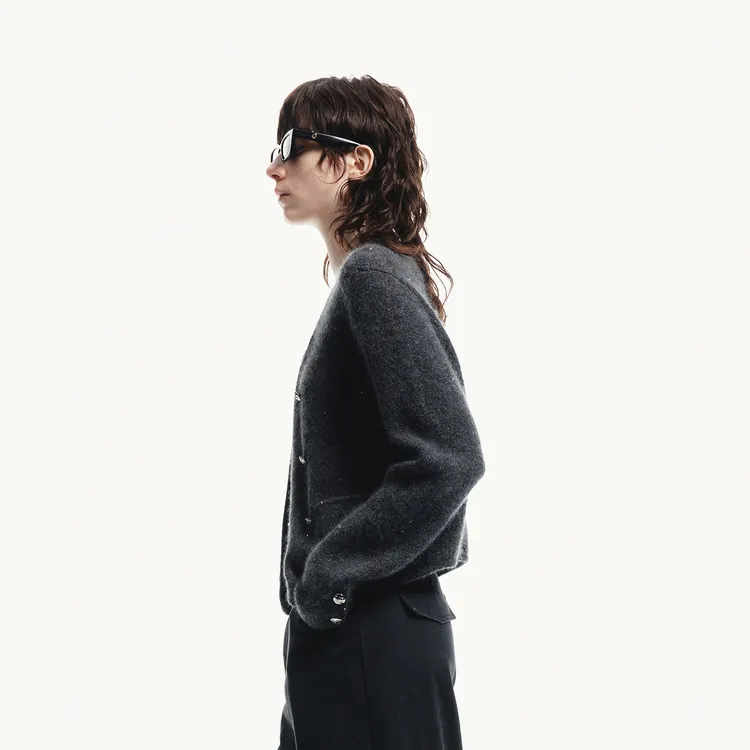 MOCO Sweater Women's Dark Heather Gray-4