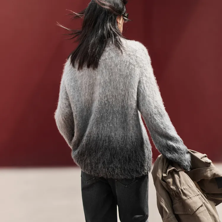 MOCO Knitwear Women's Dark Heather Gray-2