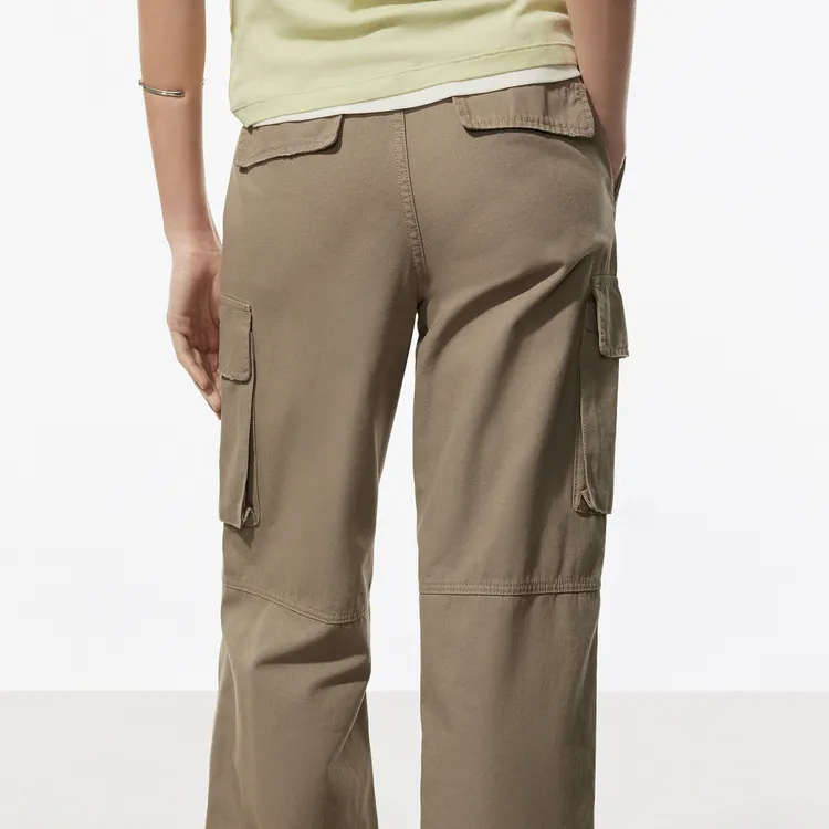 MOCO Cargo Pants Women's Olive Green-4