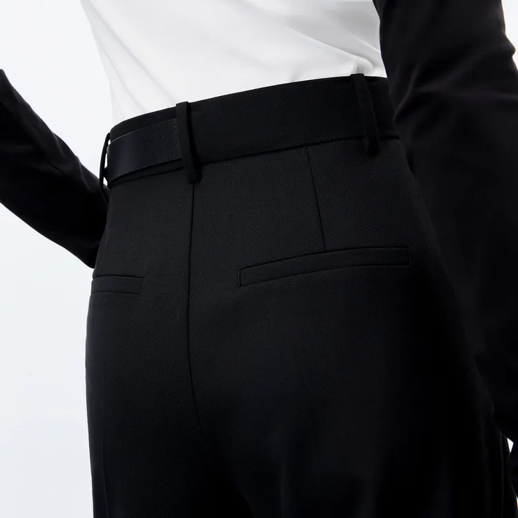 MO&CO Casual Pants Women's Black-4