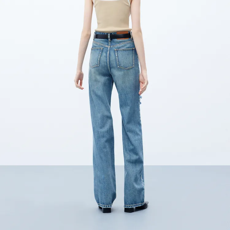 MO&CO Jeans Women's Denim Blue-3