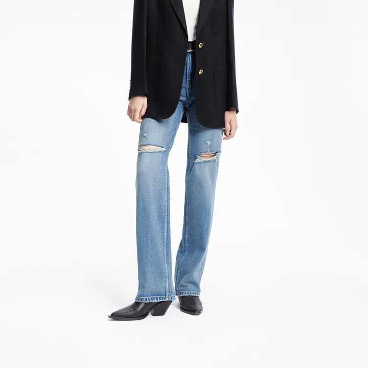 MO&CO Jeans Women's Denim Blue-2