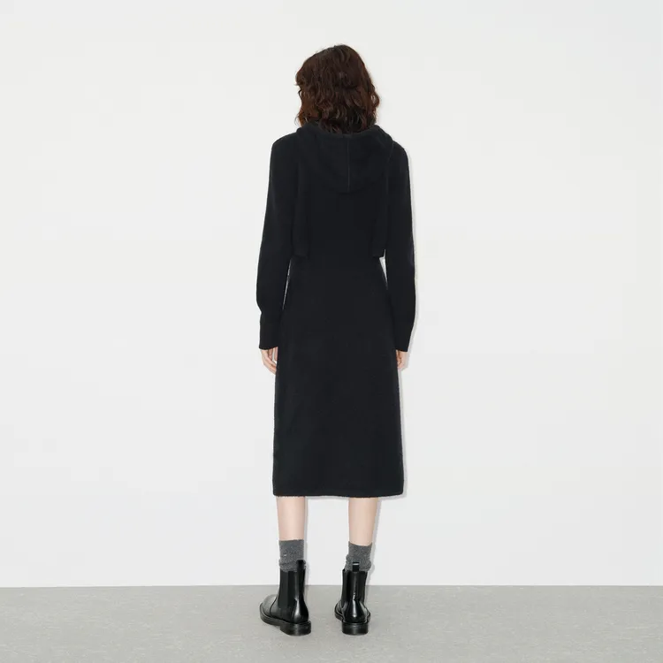 MOCO Long Sleeved Dresses Women's Black-2