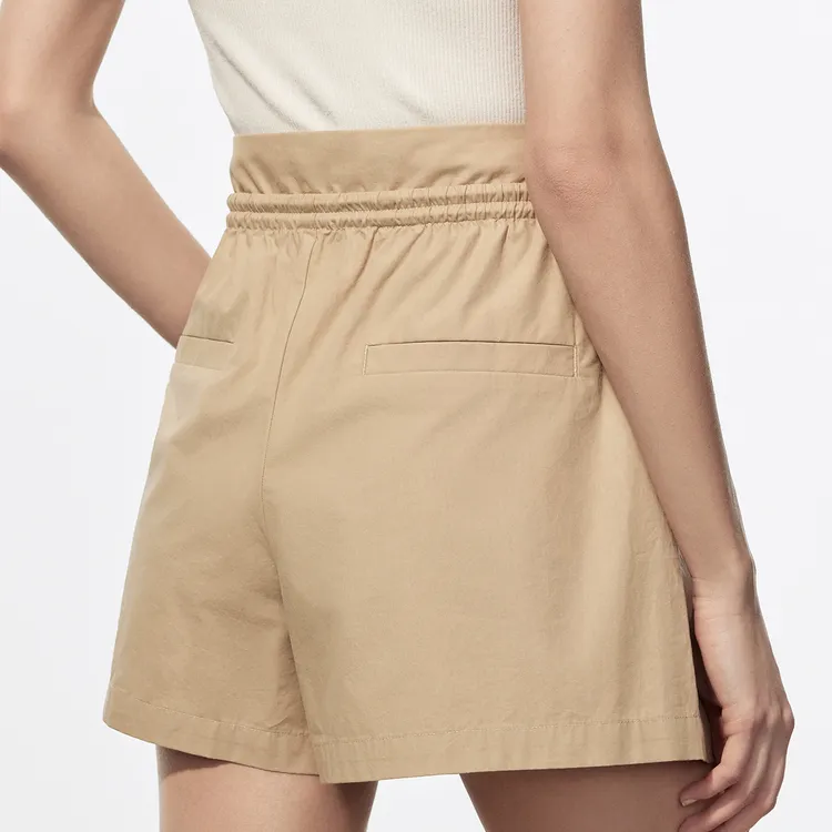 MOCO Casual Shorts Women's Khaki Green-5