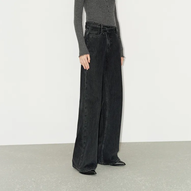 MO&CO Jeans Women's Denim Black-3