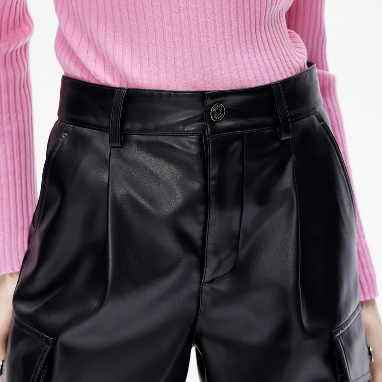 MO&CO Casual Pants Women's Black-4
