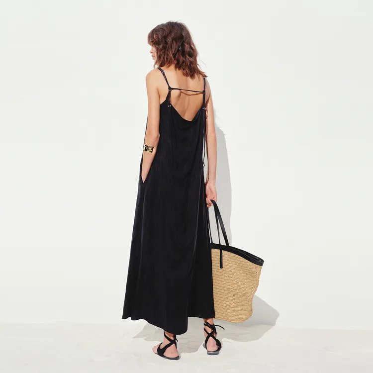 MO&CO Slip Dresses Women's Black-4