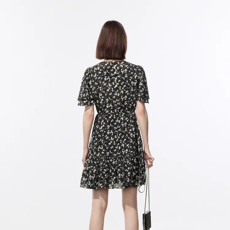 MOCO Short-Sleeved Dresses Women's Black-2