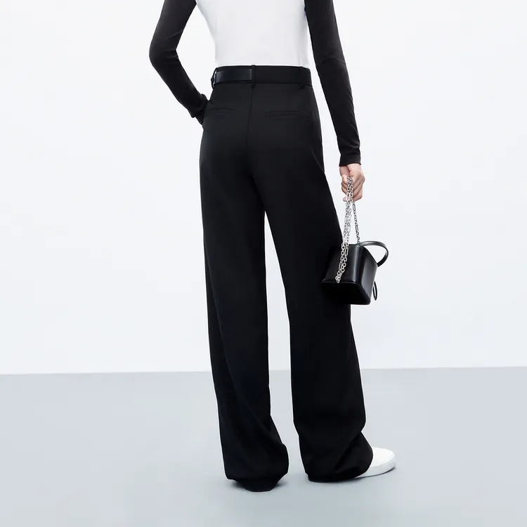 MO&CO Casual Pants Women's Black-3