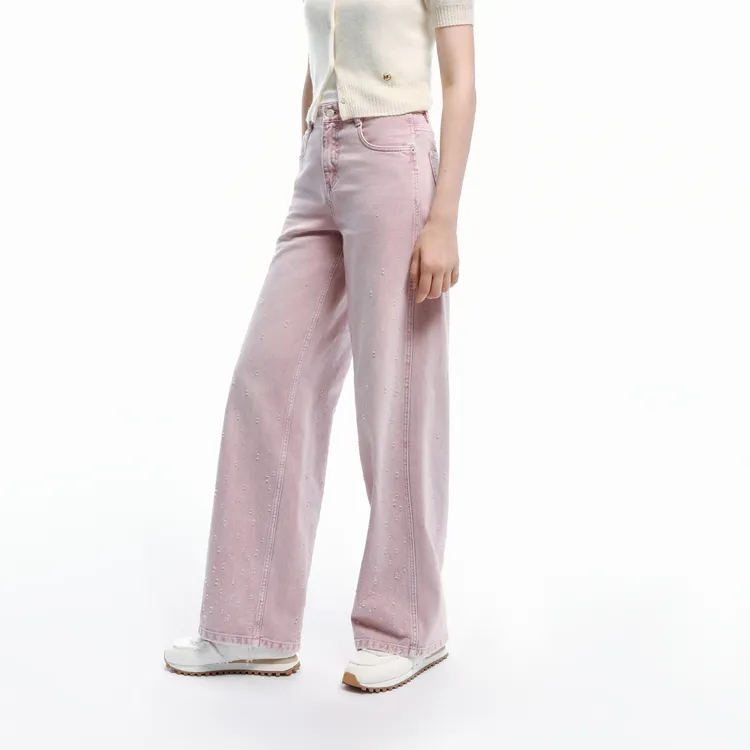 MO&CO Jeans Women's Ice Pink-4