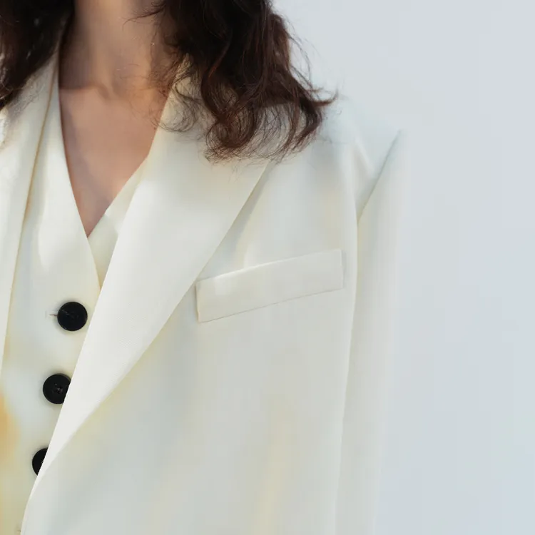 MOCO Business Suit Women's Natural White-4