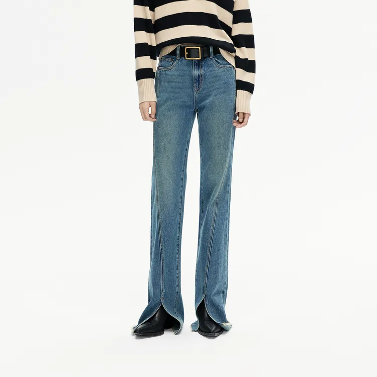 MO&CO Jeans Women's Denim Blue-2