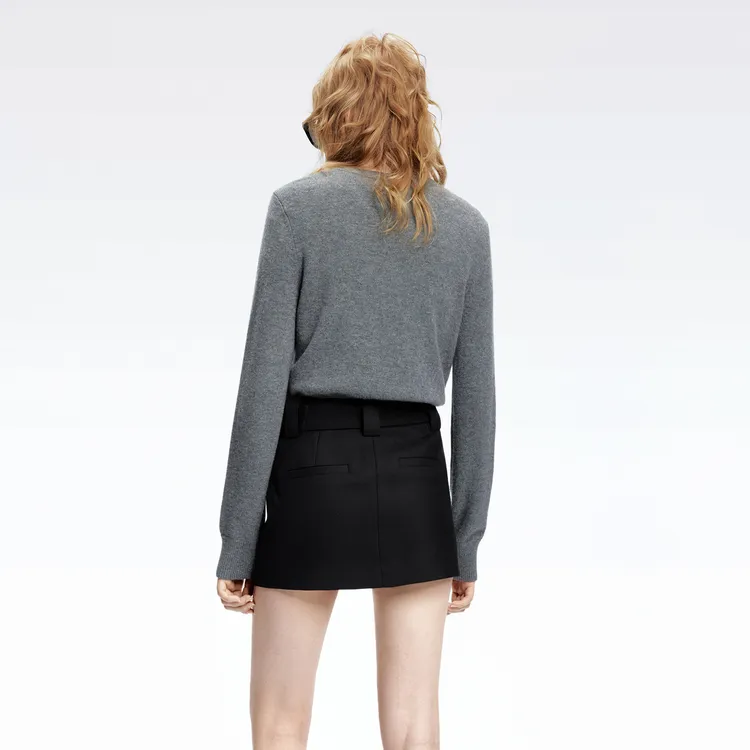 MOCO Sweater Women's Medium Heather Gray-2