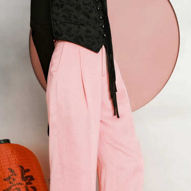 MOCO Casual Pants Women's Neon Pink-4