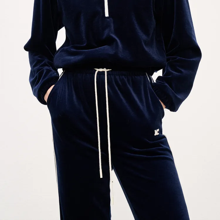 MO&CO Casual Pants Women's Dark Royal Blue-4