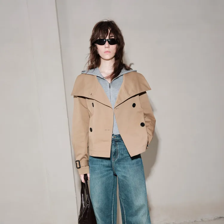 MOCO Trench Coat Women's Cookie-2