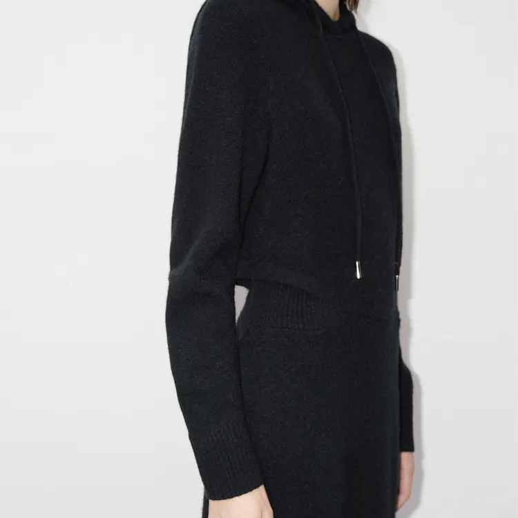 MOCO Long Sleeved Dresses Women's Black-3