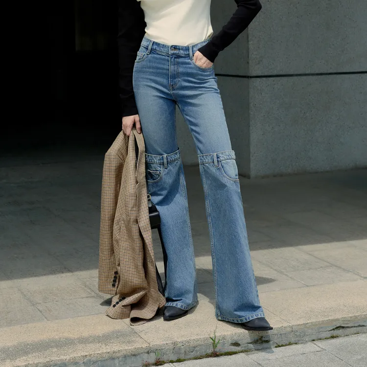 MOCO x Coperni Jeans Women's Blue-2