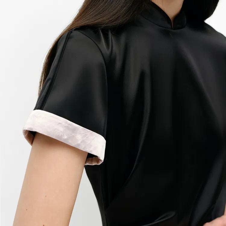 MOCO Short Sleeved Dress Women's Black-3