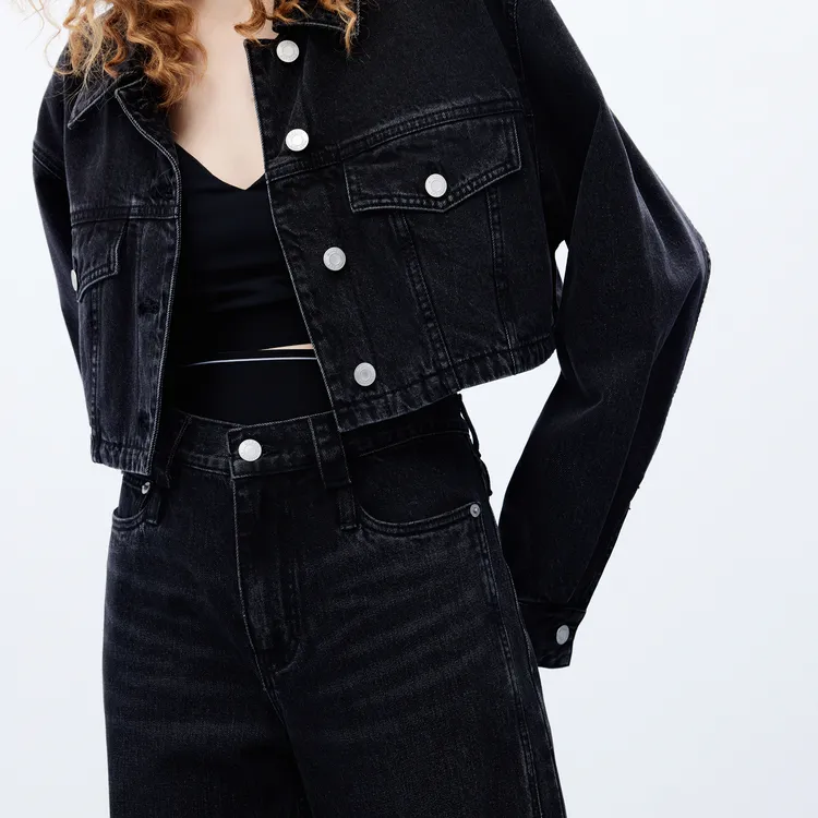MO&CO Jeans Women's Denim Black-4