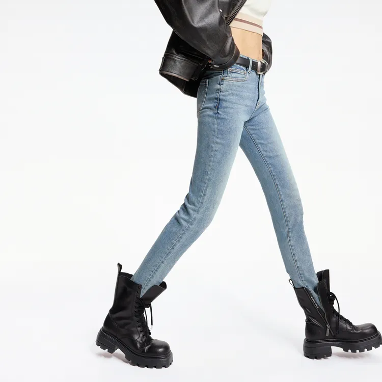 MO&CO Jeans Women's Denim Blue-3