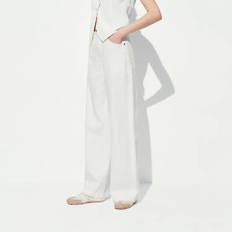 MO&CO Jeans Women's Denim White-3