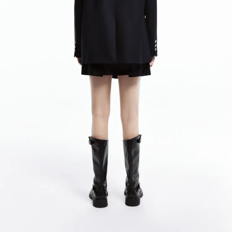 MOCO Casual Short Skirts Women's Dark Royal Blue-3