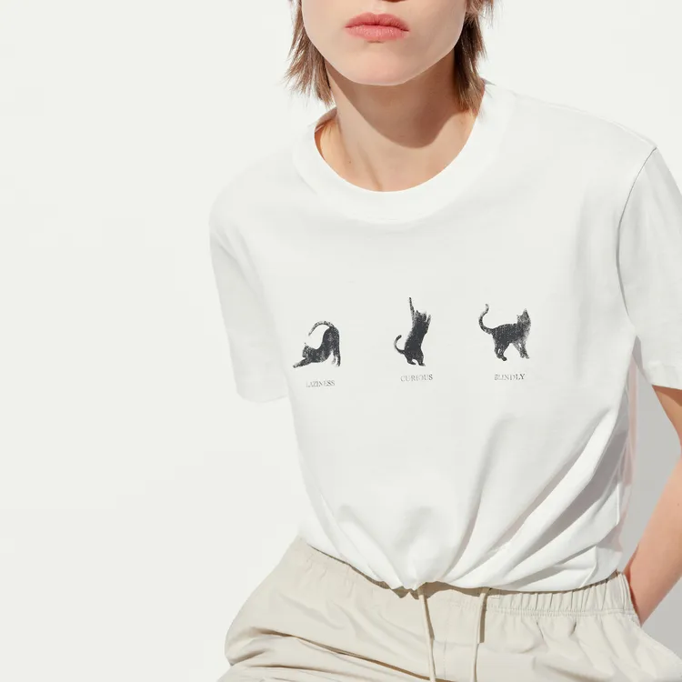 MO&CO T Shirts Women's Raw White-2