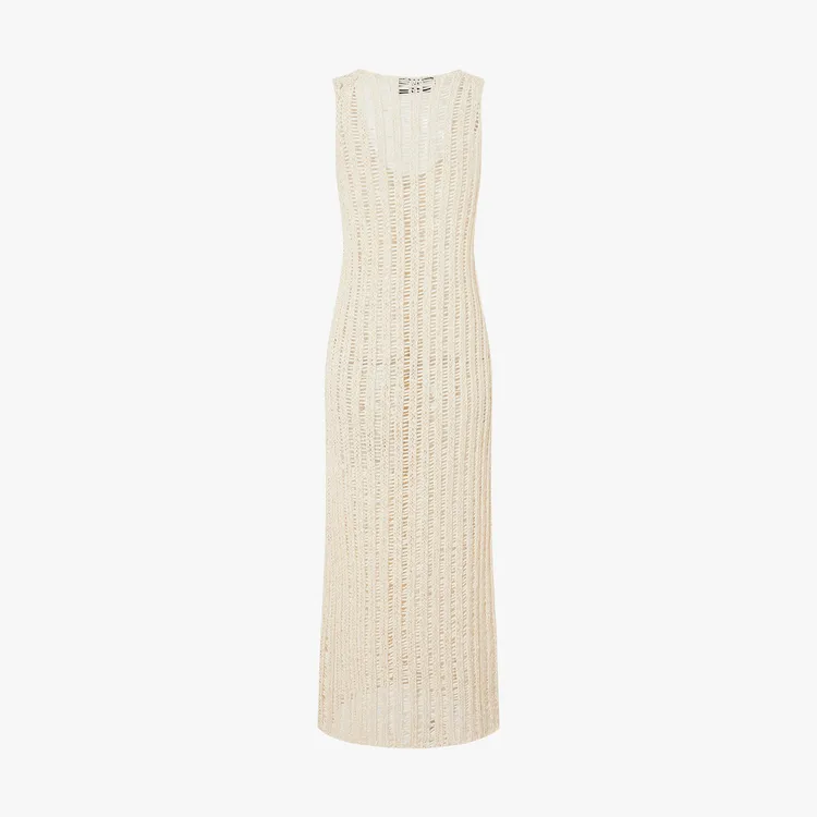 MO&CO Knitwear Women's Beige Apricot-3