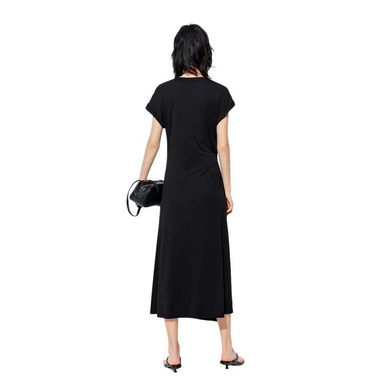 MOCO Short Sleeved Dress Women's Black-0