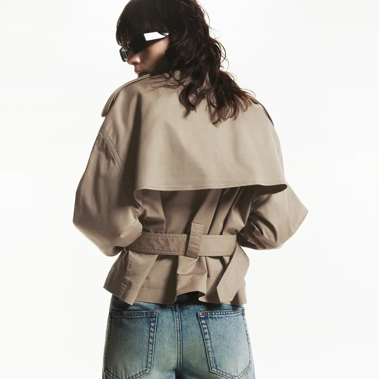 MOCO Trench Coat Women's Cookie-3