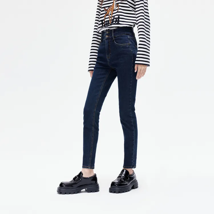 MO&CO Jeans Women's Denim Blue-4