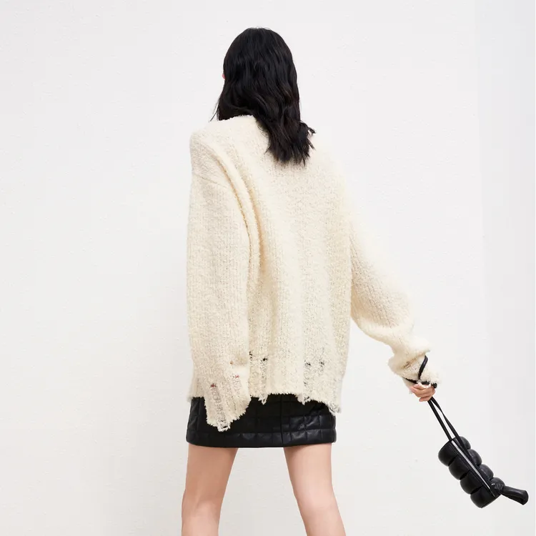 MO&CO Sweaters Women's Ecru-2
