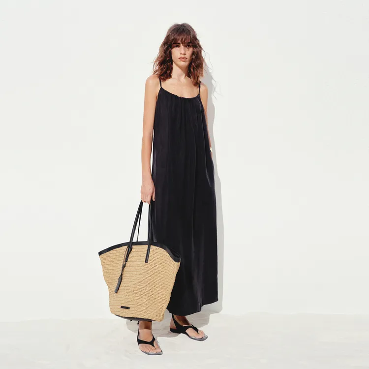 MO&CO Slip Dresses Women's Black-3