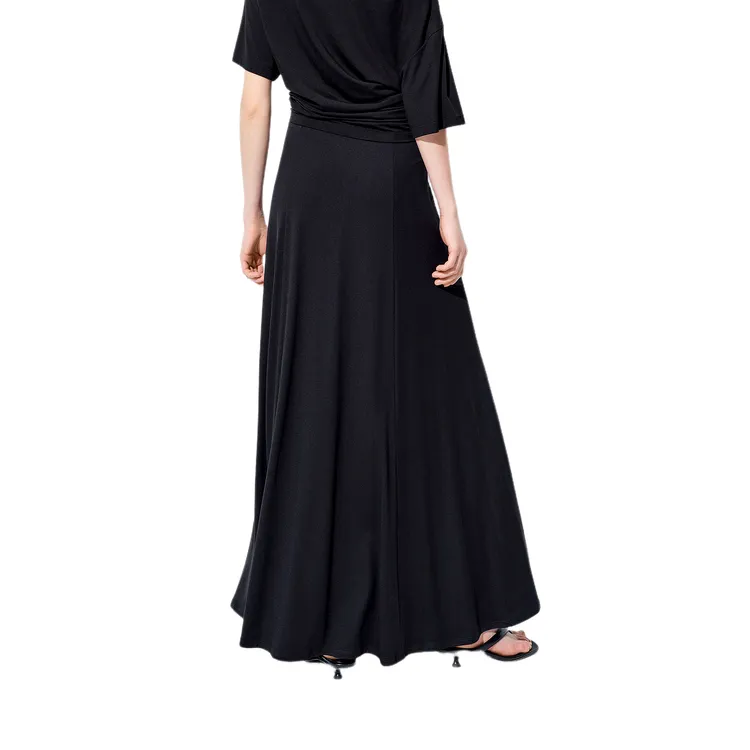 MOCO Casual Long Skirt Women's Black-1