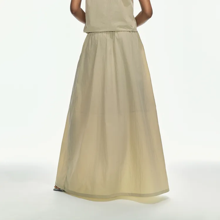 MOCO Casual Long Skirts Women's Sandy Shell-3