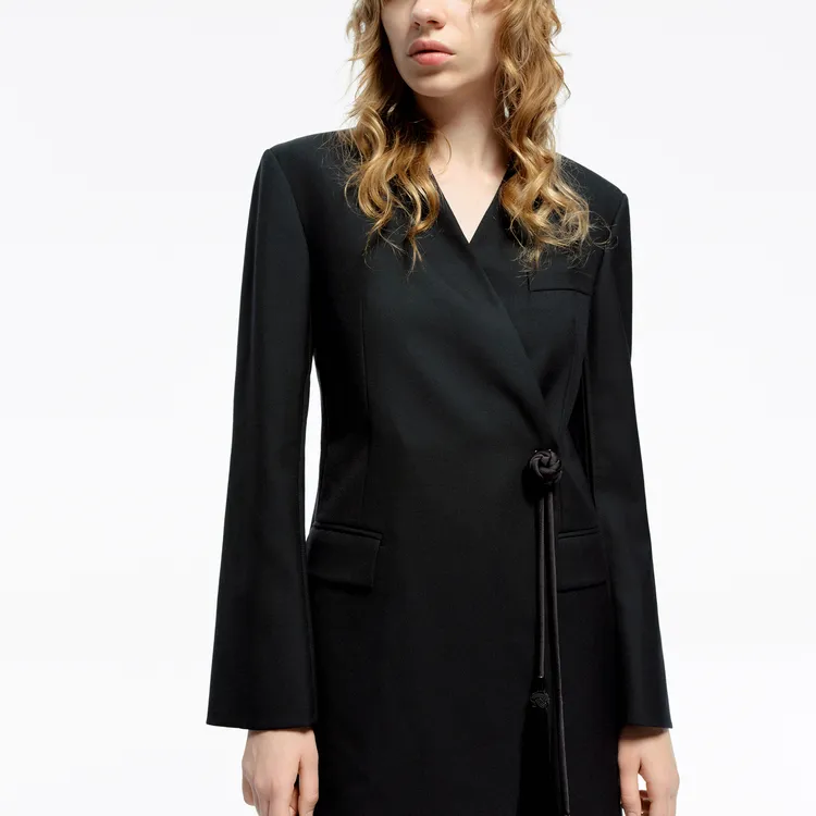 MOCO Long Sleeved Dresses Women's Black-2
