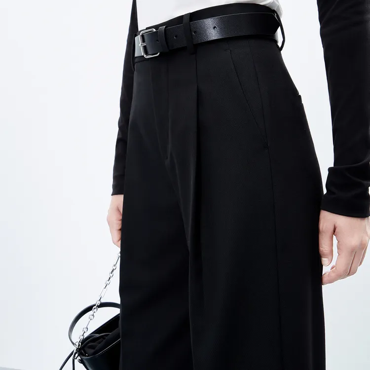 MO&CO Casual Pants Women's Black-5