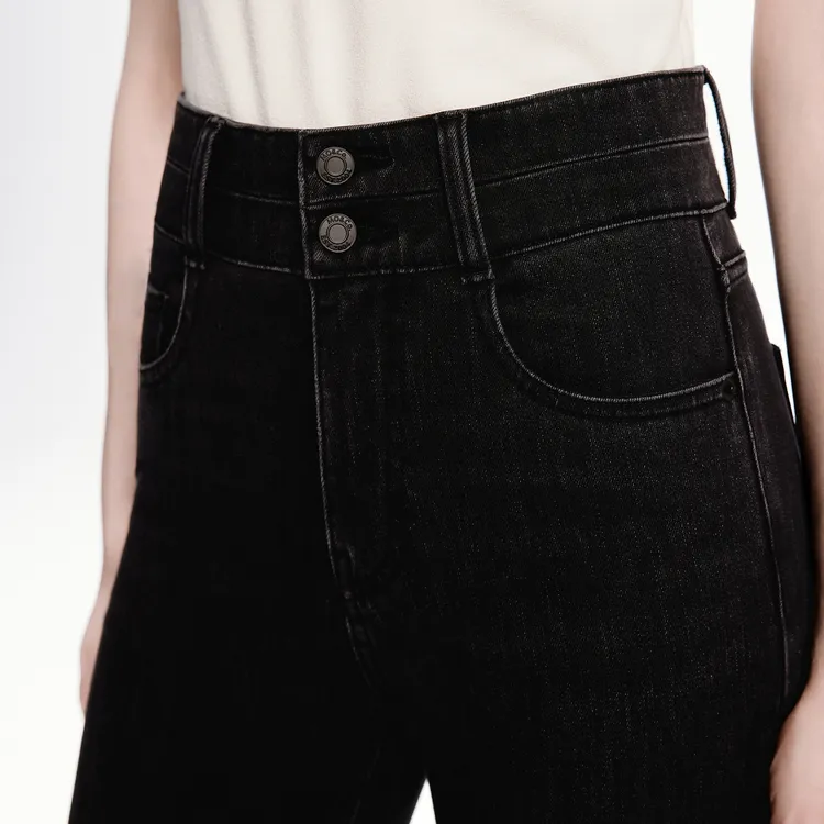 MO&CO Jeans Women's Denim Black-4