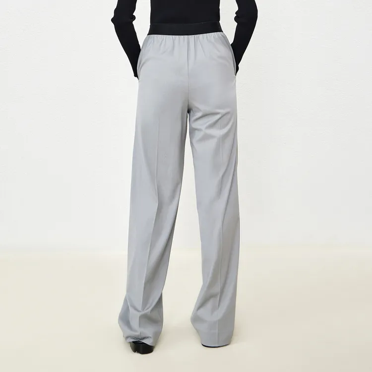 MO&CO Casual Pants Women's Medium Gray-3