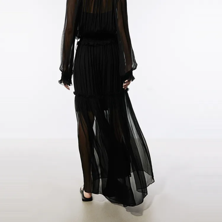 MOCO Long Sleeved Dress Women's Black-2