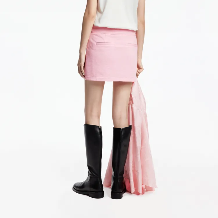 MOCO Casual Short Skirts Women's Dusty Pink-3