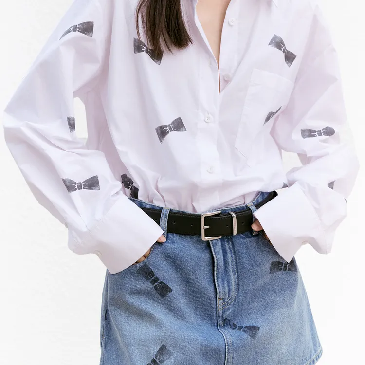 MO&CO Denim Short Skirts Women's-9