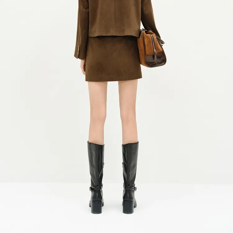 MOCO Casual Short Skirts Women's Toffee-3