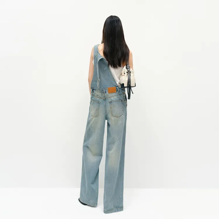 MOCO Overalls Women's Denim Blue-2