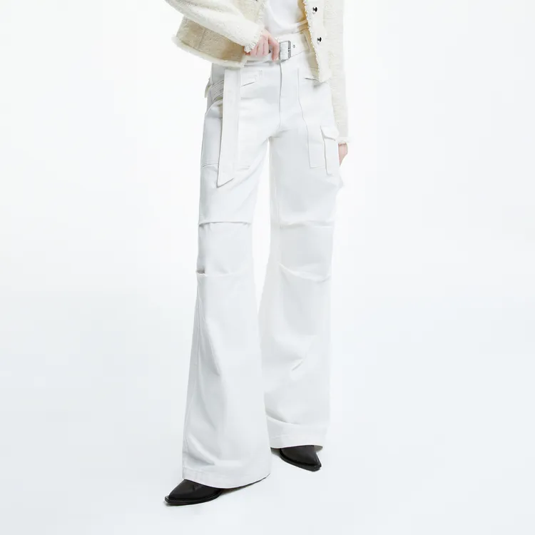 MO&CO Jeans Women's Denim White-3
