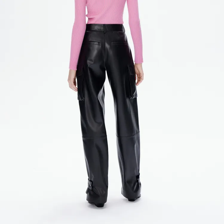 MO&CO Casual Pants Women's Black-3
