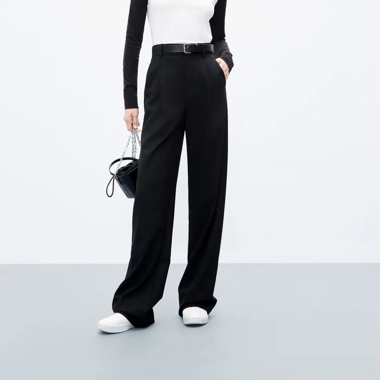 MO&CO Casual Pants Women's Black-2