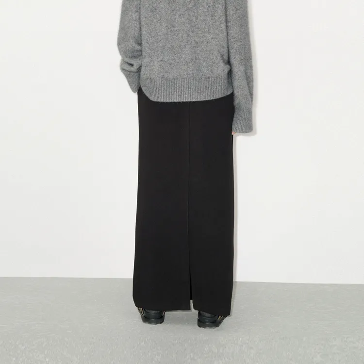MOCO Casual Long Skirt Women's Black-3