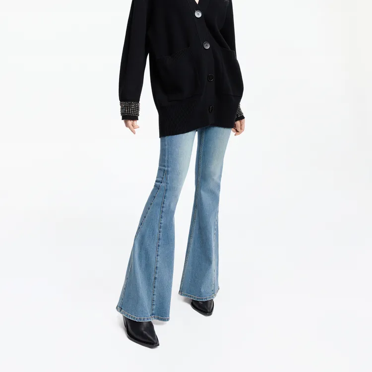 MO&CO Jeans Women's Denim Blue-5